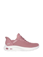 Skechers Pink BOBS Sport Unity Slip In Trainers - Image 1 of 2