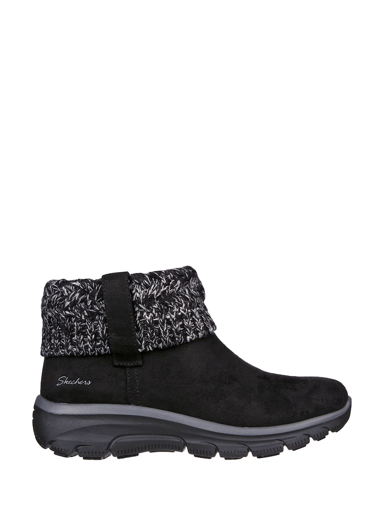 Skechers Black Easy Going Cosy Weather Boots - Image 1 of 3