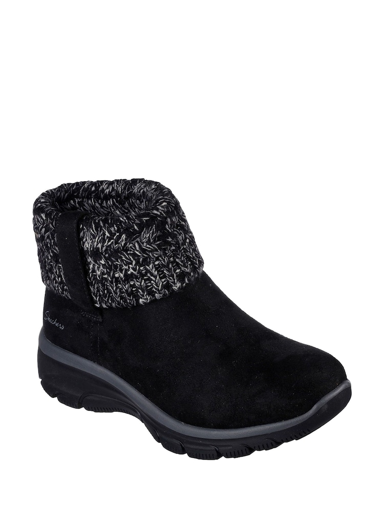 Skechers Black Easy Going Cosy Weather Boots - Image 2 of 3