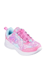 Skechers Pink Dream Racer Wing Brites Shoes - Image 1 of 3