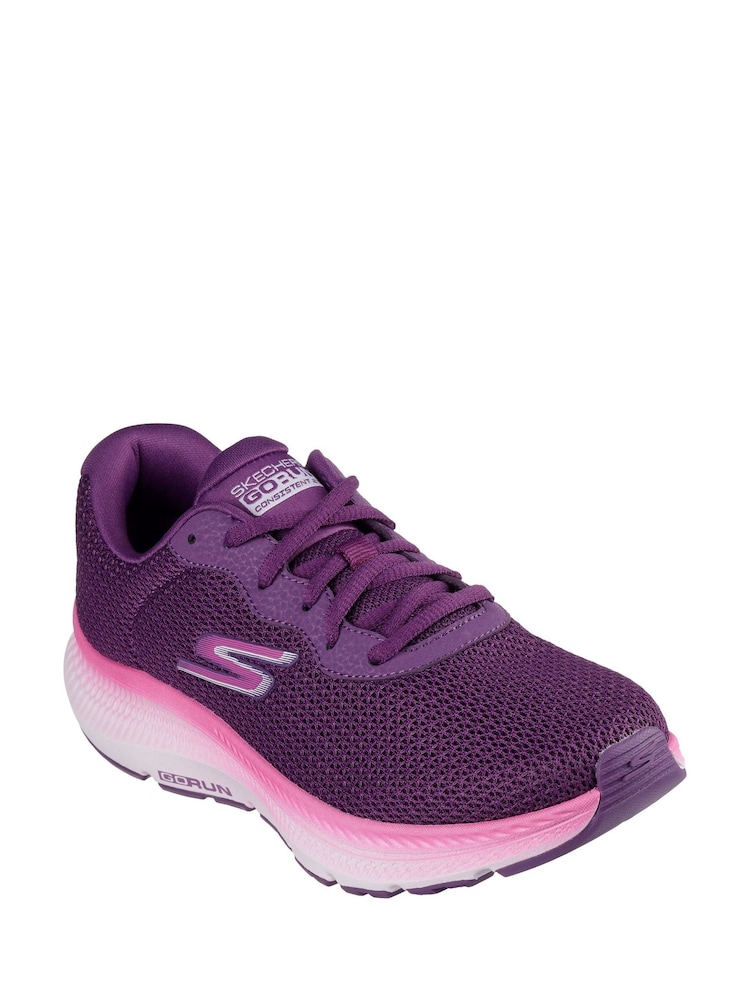 Skechers Purple Go Run Consistent 2.0 Fast Pace Trainers - Image 2 of 3