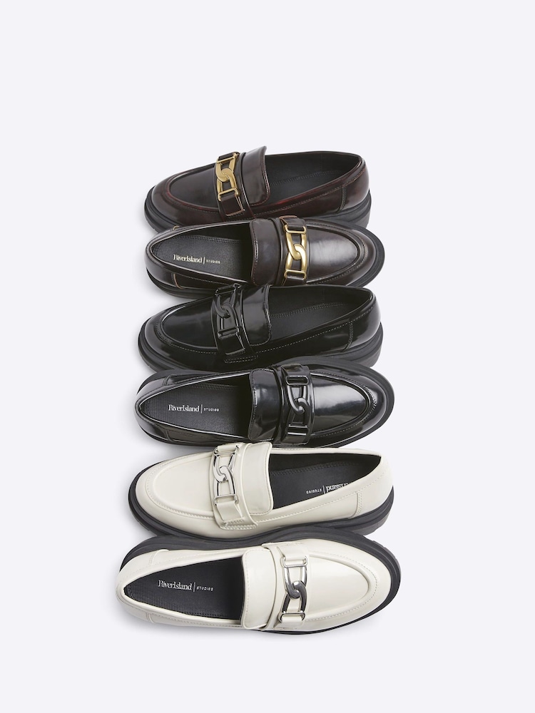 River Island Black Chunky Loafers - Image 4 of 4