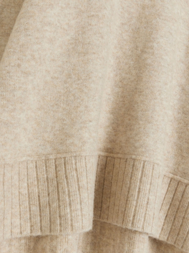 River Island Brown Ribbed Edge Jumper - Image 4 of 4