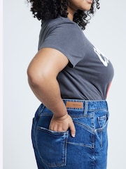 Джинсы River Island Mom Curve High Rise Bum Sculpt 100% хлопок - Image 3 of 4