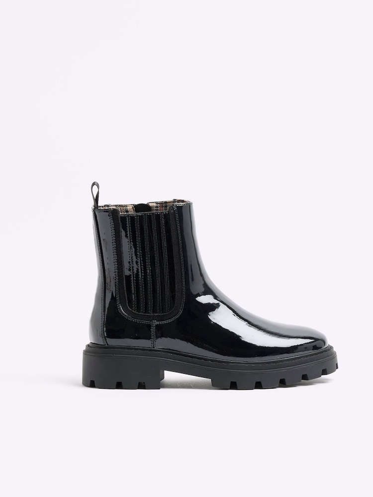 River Island Black Wide Fit Chelsea Boots - Image 2 of 5