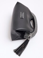 River Island Black Heatseal Frame Clutch - Image 4 of 4