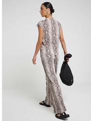 River Island Snake Imprimeu Evazat Pantaloni - Imaginea 3 din 4