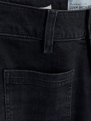 River Island Black High Rise Wide Leg 100% Cotton Jeans - Image 6 of 6