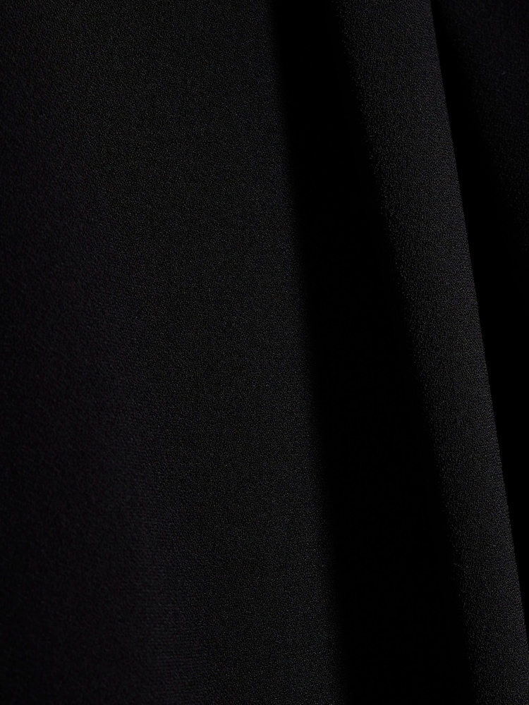 River Island Black Pleated Wide Leg Trousers - Image 6 of 6