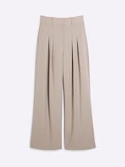 River Island Brown Wide Leg Tailored Trousers - Image 5 of 6
