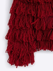River Island Red Fringe Detail Jumper - Image 4 of 4