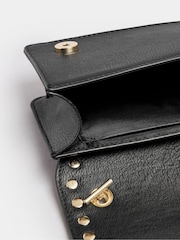 Yours Curve Black Faux Leather Stud Detail Cross Body Bag - Image 5 of 5