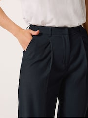 Blau - Long Tall Sally Pleated Wide Leg Trousers - Bild 4 von 6