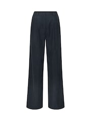 Blau - Long Tall Sally Pleated Wide Leg Trousers - Bild 5 von 6