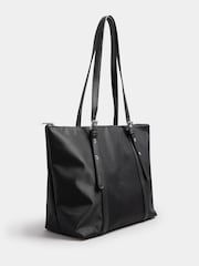 Yours Curve Black Buckle Strap Tote Bag - Image 3 of 4