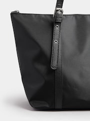 Yours Curve Black Buckle Strap Tote Bag - Image 4 of 4