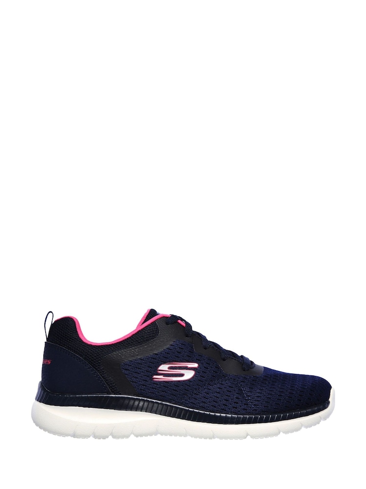 Azul - Skechers Womens Bountiful Quick Path Trainers - Imagen 1 de 3 Azul - Skechers Womens Bountiful Quick Path Trainers - Imagen 1 de 3