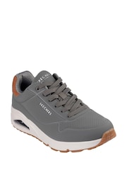 Skechers Grey Mens Standard Fit Uno Trainers - Image 2 of 3