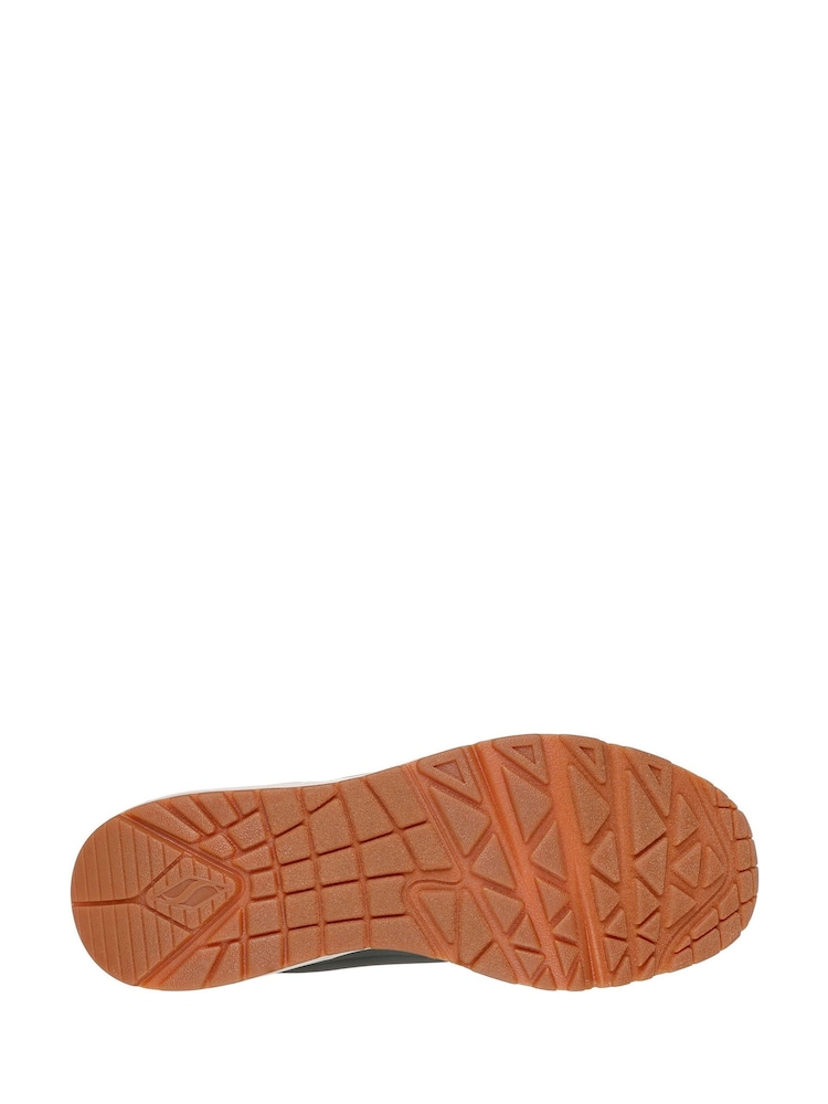 Gris - Zapatillas de corte estándar para hombre Uno de Skechers - Imagen 3 de 3 Gris - Zapatillas de corte estándar para hombre Uno de Skechers - Imagen 3 de 3