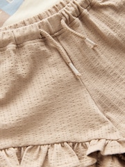 Cream Shell 100% Cotton T-Shirt and Shorts Set (3mths-7yrs) - Image 9 of 9