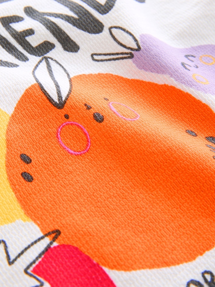Cream Zest Friends Fruit Top & Shorts Set (3mths-7yrs) - Image 9 of 9