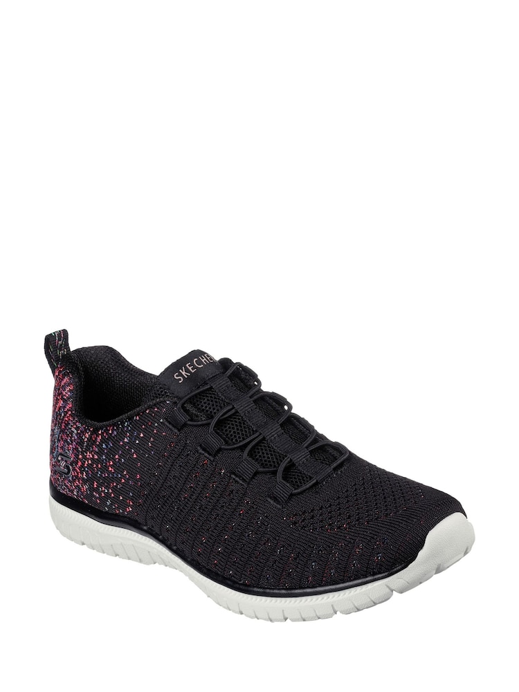 Negro - Skechers Womens Virtue Trainers - Imagen 2 de 3