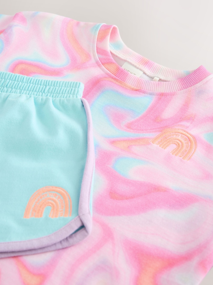 Knüpfbatik, pink - Set aus Oberteil und Shorts aus 100 % Baumwolle (3M.–7J.) - Bild 7 von 7 Knüpfbatik, pink - Set aus Oberteil und Shorts aus 100 % Baumwolle (3M.–7J.) - Bild 7 von 7