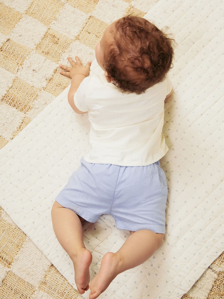 Blue/White Boat Baby Shirt and Shorts Set (0mths-2yrs) - Image 3 of 14