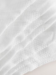 White Chevron Low Rise Sport Trainer Socks 7 Pack - Image 10 of 10