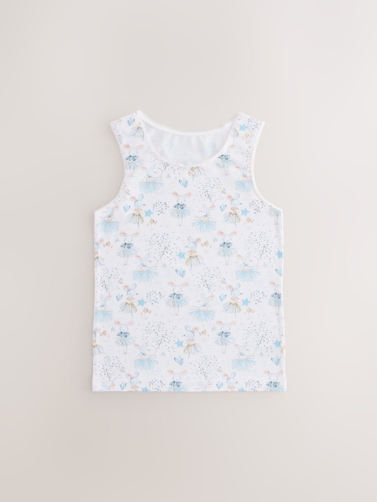 Pink Mouse Printed Vests 3 Pack (1.5-16yrs) - Image 2 of 7 Pink Mouse Printed Vests 3 Pack (1.5-16yrs) - Image 2 of 7
