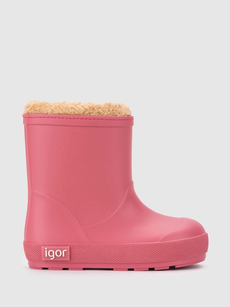 Pink - Igor Yogi Gummistiefel mit warmem Kunstpelzfutter - Bild 1 von 6 Pink - Igor Yogi Gummistiefel mit warmem Kunstpelzfutter - Bild 1 von 6