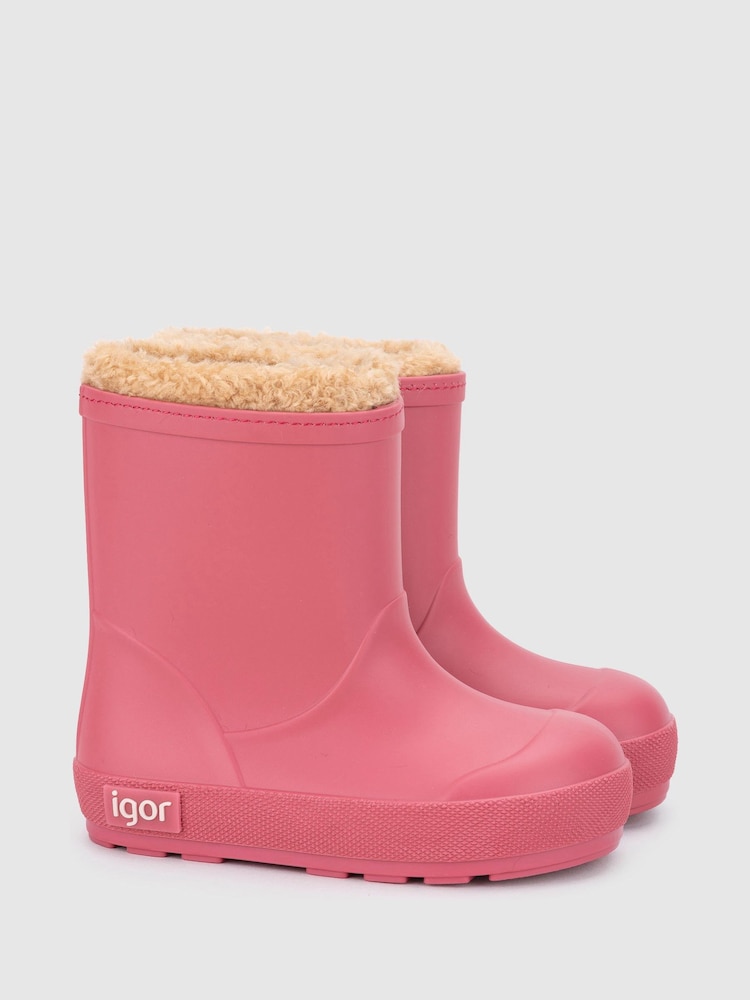 Igor Yogi Faux Fur Warm Lined Wellies - Image 2 of 6