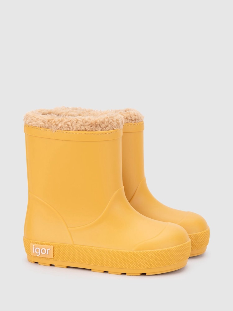 Igor Yogi Faux Fur Warm Lined Wellies - Image 1 of 6