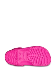 Crocs Pink Classic Glitter Clogs - Image 4 of 4