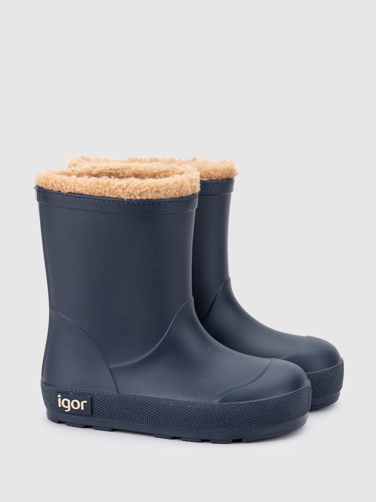 Igor Yogi Faux Fur Warm Lined Wellies - Image 1 of 6