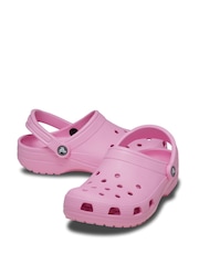 Crocs Pale Pink Classic Clogs - Image 3 of 5