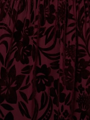 Adrianna Papell Red Burnout Elastic Waist Dress - Image 7 of 7