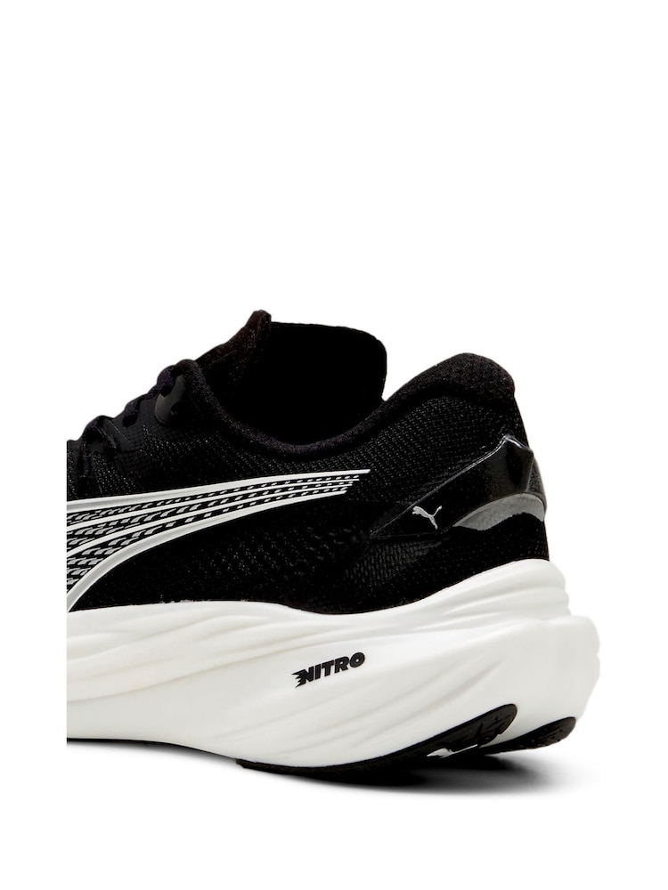 Puma Black chrome Mens Deviate NITRO™ 3 Running Shoes - Image 4 of 4