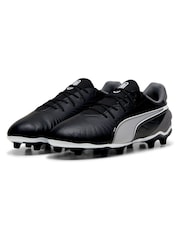 Puma Black Youth Boys KING MATCH FG/AG Football Boots - Image 3 of 6