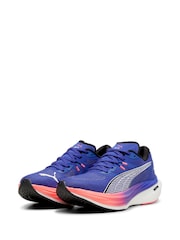 Puma Blue Mens Deviate NITRO™ 3 Running Shoes - Image 3 of 5
