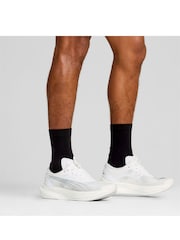 Puma White Mens Deviate NITRO™ 3 Running Shoes - Image 5 of 6
