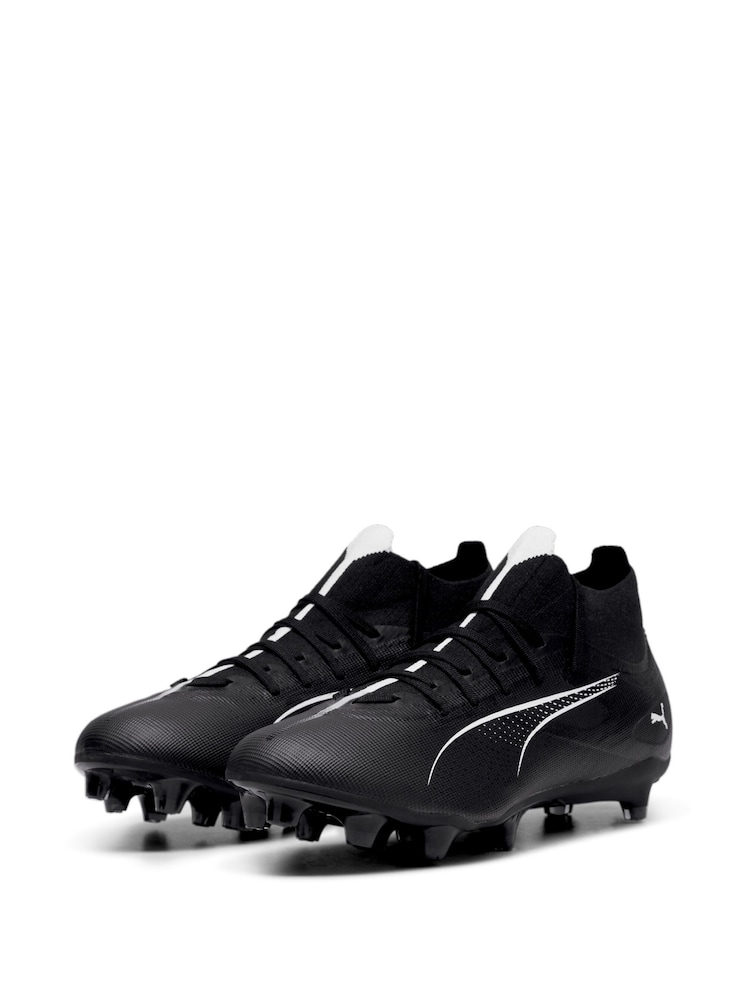 Puma Black Mens ULTRA 5 MATCH+ FG/AG Football Boots - Image 2 of 6