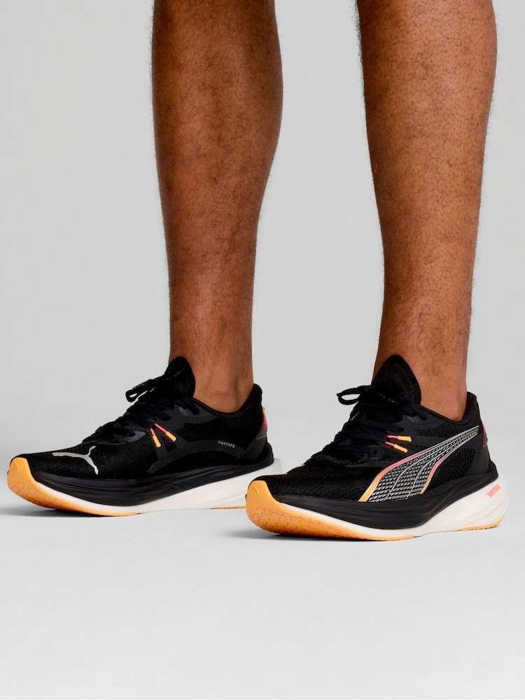 Puma Black Mens Deviate NITRO™ 3 Running Shoes - Image 1 of 6