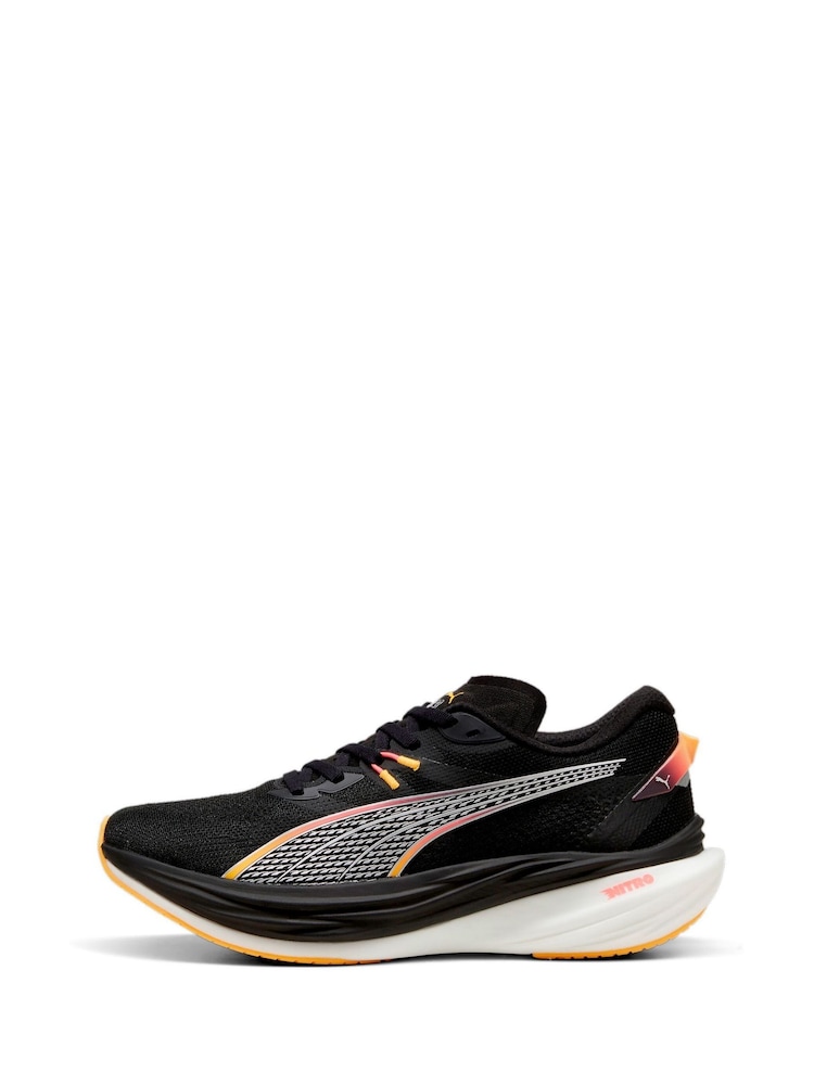 Puma Black Mens Deviate NITRO™ 3 Running Shoes - Image 3 of 6