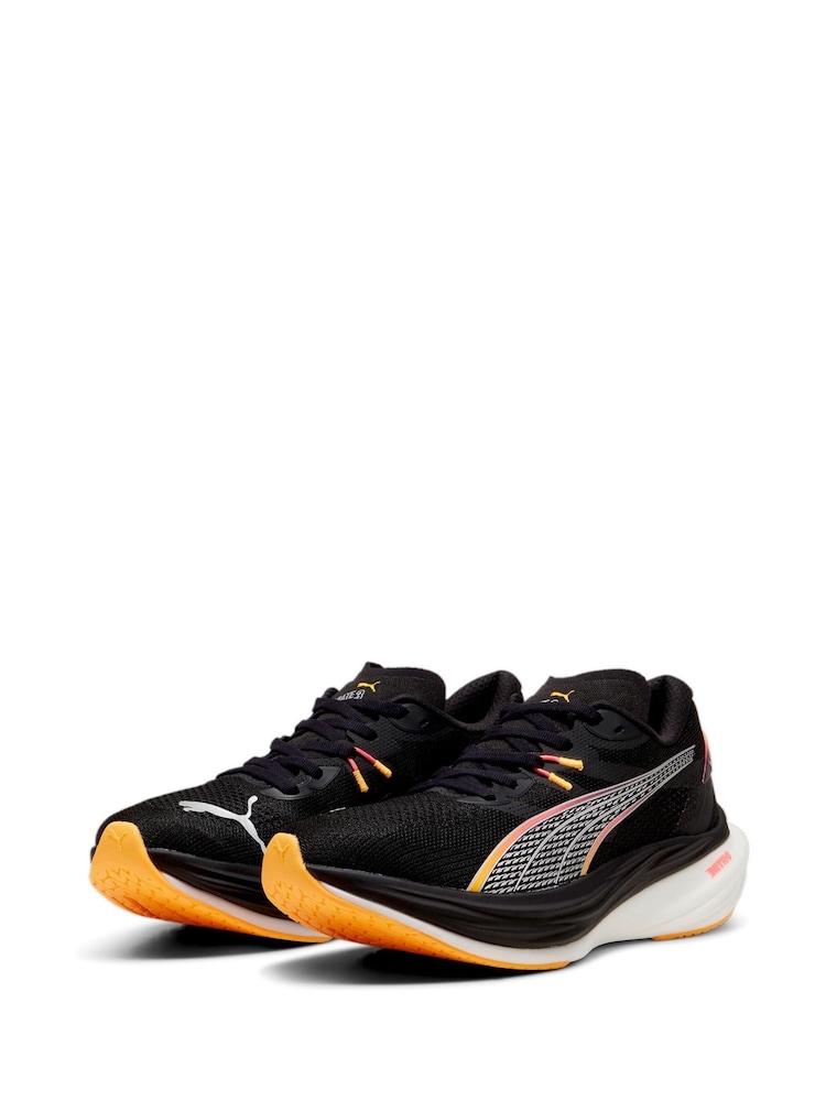 Puma Black Mens Deviate NITRO™ 3 Running Shoes - Image 4 of 6