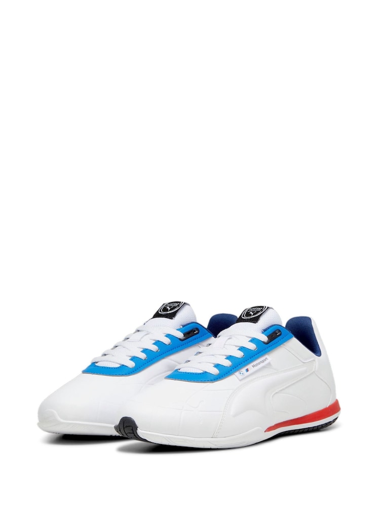 Puma White Mens BMW M Motorsport Tune Cat Driving Shoes - Image 2 of 6