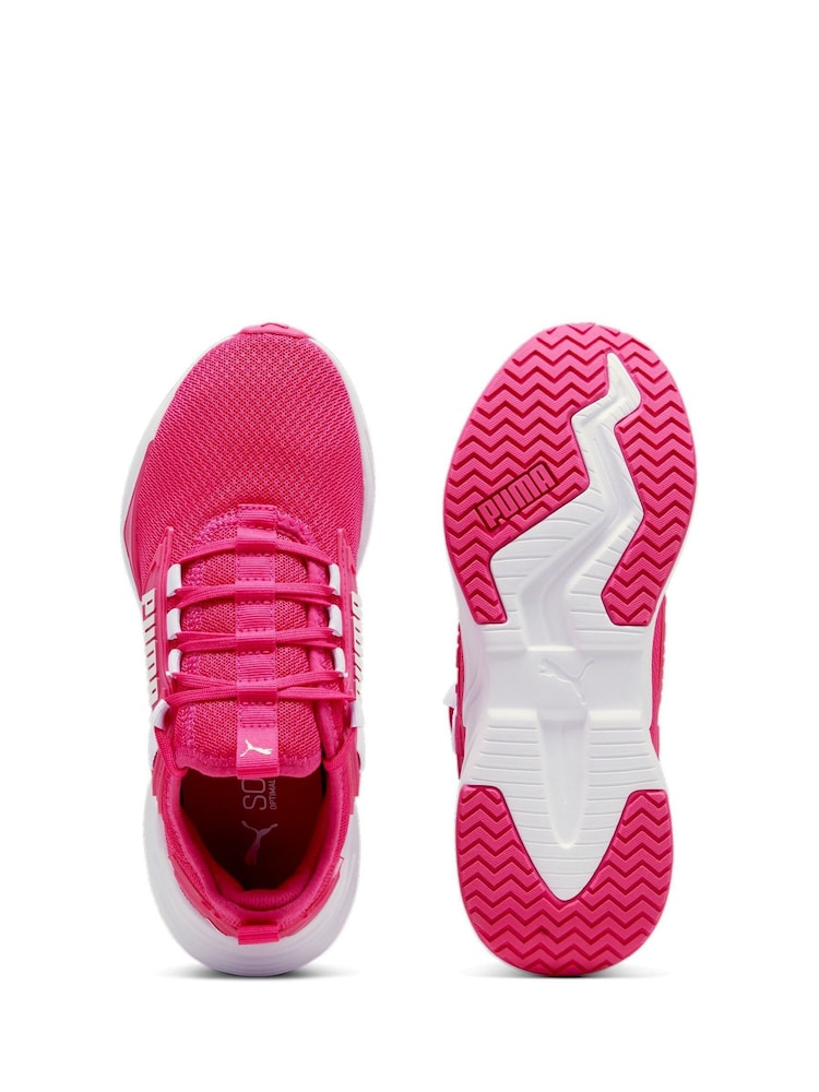 Puma Pink Boys Retaliate 3 Running Shoes - Image 2 of 5