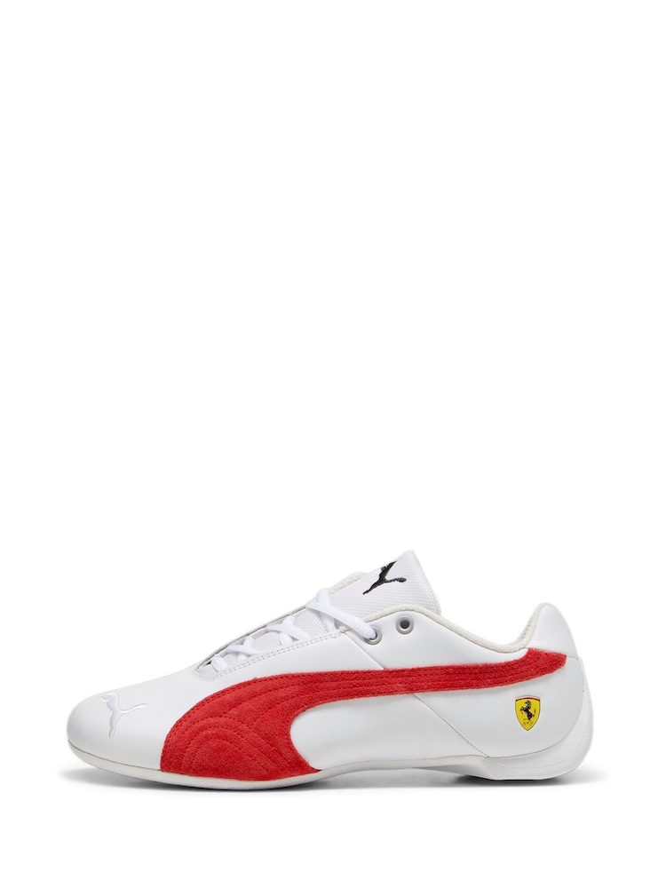 Puma White Mens Scuderia Ferrari Future Cat Sneakers - Image 1 of 6