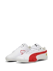 Puma White Mens Scuderia Ferrari Future Cat Sneakers - Image 2 of 6
