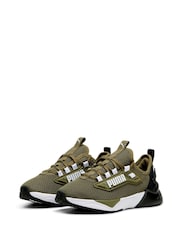 Puma Green Boys Retaliate 3 Running Shoes - Image 3 of 6